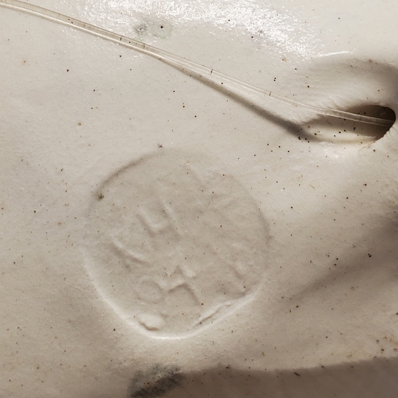 SALT MARSH POTTERY HANGING WALL ART BOWL, SEA LIFE, SEA HORSE, DARTMOUTH, MA - Picture 9 of 12